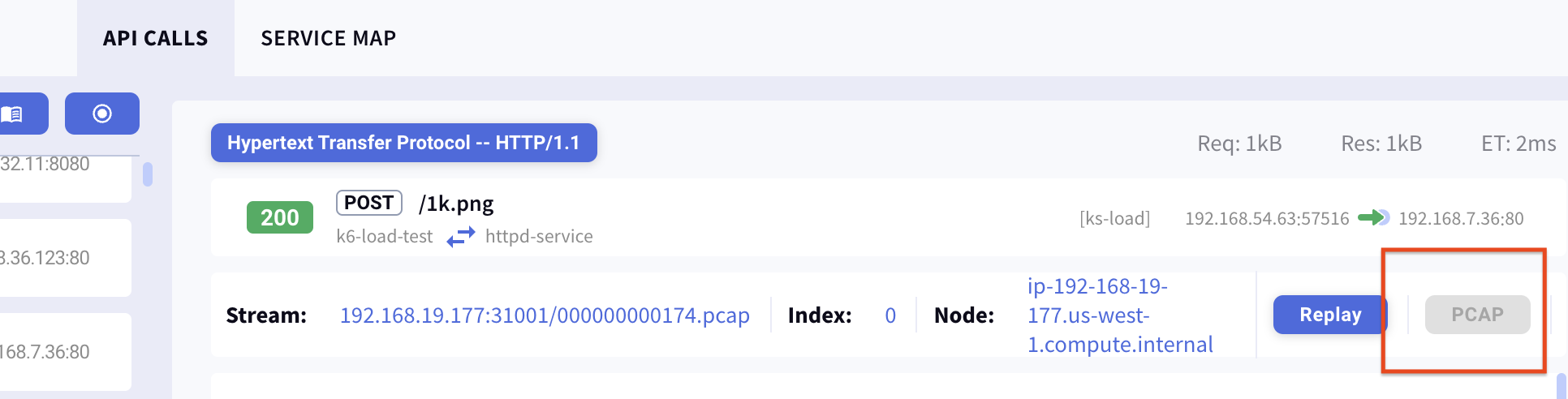 Download PCAP Button Disabled